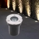 Atanur Yuze 1w Yuvarlak Zemin Armatürü S/A Gömme IP65