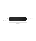 Atanur Ovlap 100 cm 24W Led Çift Yönlü Oval Duvar Aplik — ölçü şeması