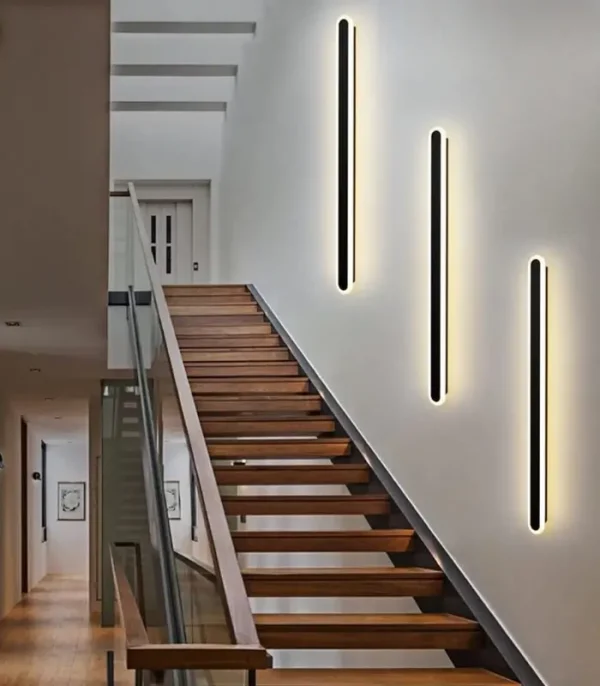 Atanur Ovlap 120 cm 28W Led Çift Yönlü Oval Duvar Aplik