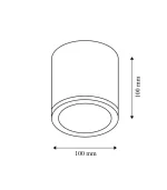 10x10 GU10 Duylu Sıva Üstü Downlight DEGU - Görsel 9