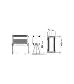 Atanur Walla 150 cm 54W SU Wallwasher IP65 - Görsel 5