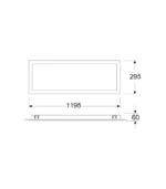 Gecem Priza 30x120 36W S/A Prizmatik Backlight Armatür - Görsel 3