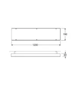 Gecem Farba 110W Yüksek Tavan Armatürü Sac (2x54) - Görsel 5