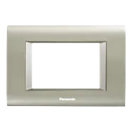 Panasonic Sistema İnox Mat-Metal Beyaz Çerçeve