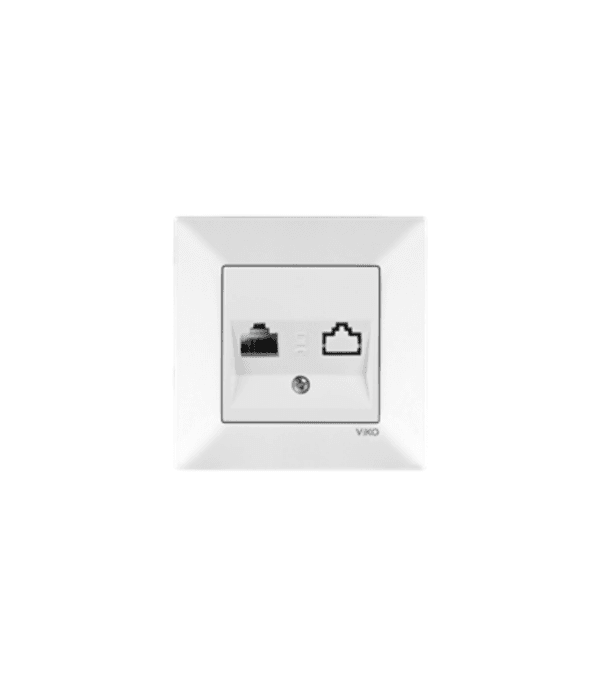 Viko Meridian Beyaz Tekli Data Prizi (RJ45 CAT6)