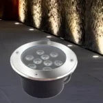 Atanur Yuze 9w Yuvarlak Zemin Armatürü S/A Gömme IP65