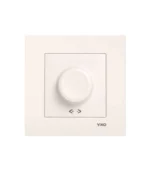 Viko Karre/Meridian Krem Rotatif Dimmer R 40-600W (Çerçeve Hariç) - Görsel 2