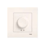 Viko Karre/Meridian Krem Rotatif Dimmer R 40-600W (Çerçeve Hariç)