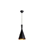 Cata CT-8212 Dekoratif Sarkıt Armatür Siyah Sarı 20cm