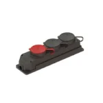 Nead 4010 1 adet 3x25 A Trifaze + 2 adet 1X16 Monofaze 3'lü Kauçuk Priz