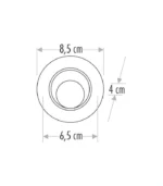 Cata CT-5256 8w Safir Led Spot Armatür Günışığı - Görsel 2
