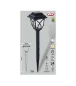 Cata CT-7317 5w Solar Bahçe Armatürü Beyaz Işık - Görsel 4
