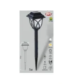 Cata CT-7317 5w Solar Bahçe Armatürü Beyaz Işık - Görsel 2