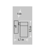 Cata CT-7042 Palma Antrasit Bahçe Armatürü Tek Taraflı Gu-10 - Görsel 5