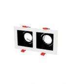 Cata CT-5227 Pars Kare Spot İkili Beyaz+Siyah - Görsel 2