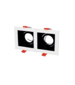 Cata CT-5227 Pars Kare Spot İkili Beyaz+Siyah