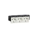 LEGRAND Sistem Armada 3XDLP Şebekeli Priz Beyaz 076603