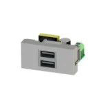 Nead 45*22,5 mm Çiftli USB Şarj Adaptörü