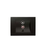 Viko Panasonic Thea Blu Siyah Müzik Yayın-Hoparlör Prizi Düğme (Mekanizma Hariç) - Görsel 2
