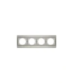 Viko Panasonic Thea Blu Chrome Matt + Beyaz Dörtlü Çerçeve - Görsel 2