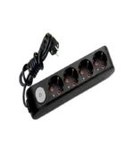 Viko Multi-Let Dörtlü Grup Priz Anahtarlı Topraklı 2 Metre Siyah (Çocuk Korumalı) 90137402 - Görsel 3