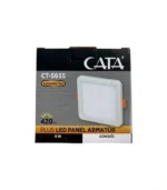 Cata CT-5655 6w Kare Plus Led Panel Armatür Günışığı - Görsel 4