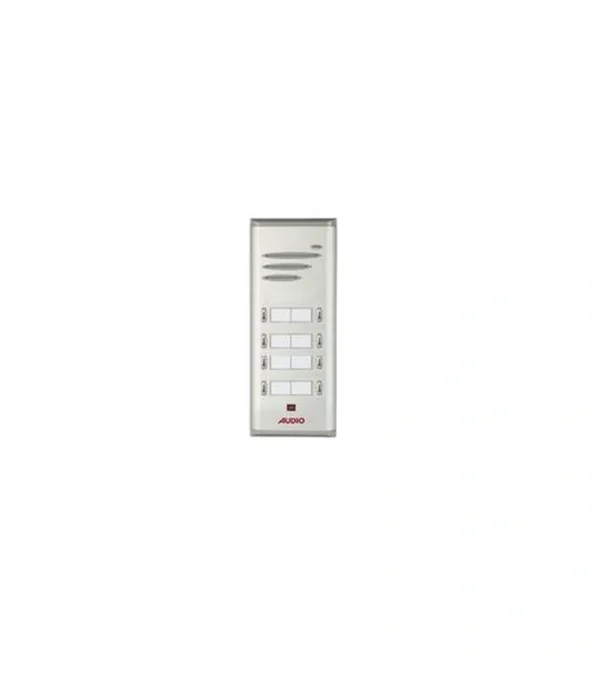 Audio 004849 E08 Basic Serisi Çift Butonlu Zil Paneli 8 Li
