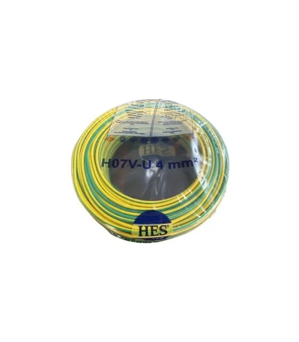 Hes Nya Kablo 4 mm² Sarıyeşil ( H07v-U )