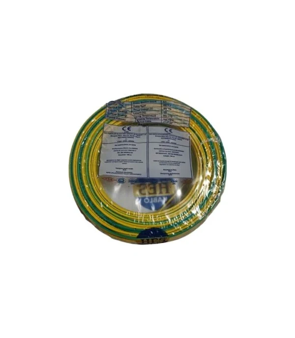 Hes Nyaf Kablo 2,5 mm² Sarıyeşil ( H07v-K )