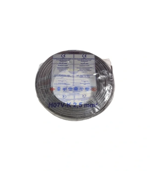 Hes Nyaf Kablo 2,5 mm² Siyah (H07v-K)