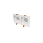 Cata CT-5237 2'li Pars Kare Spot Beyaz Kasa
