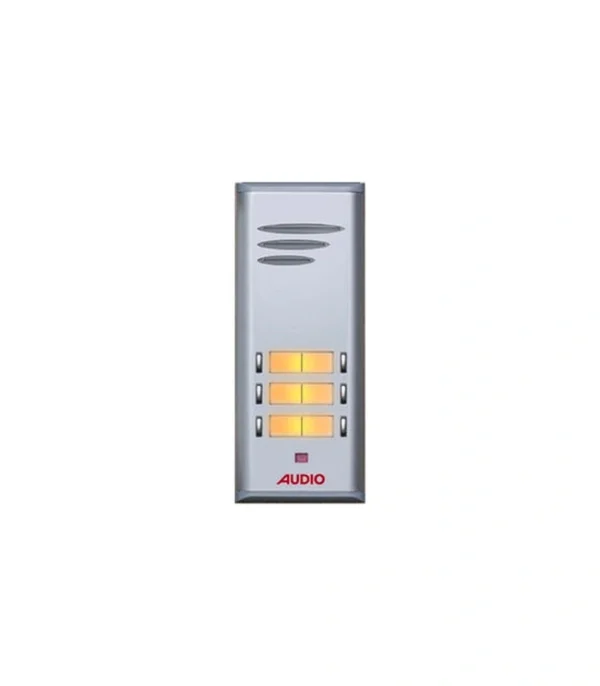 Audio 004849 Basic Serisi Çift Butonlu Zil Paneli 6lı