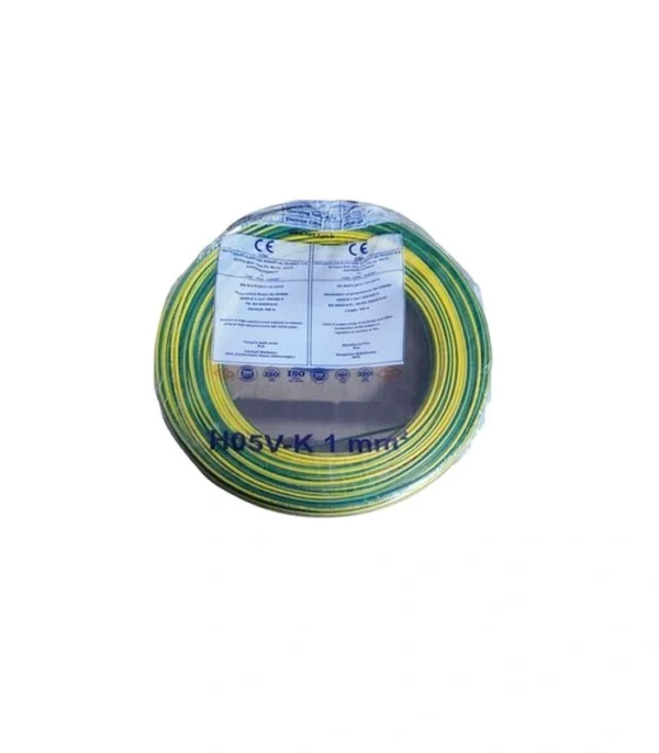 Hes Nyaf Kablo 1 mm² Sarıyeşil ( H05v-K )