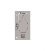 Cata CT-4069 4W Soft Kıvrık Buji Led Ampul Günışığı - Görsel 2