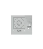 Cata CT-5420 Bergama Sıva Üstü Led Armatür Siyah+Platin Kasa - Görsel 4