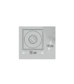 Cata CT-5420 Bergama Sıva Üstü Led Armatür Siyah+Platin Kasa - Görsel 2