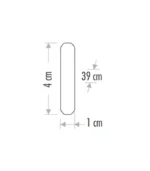 Cata CT-2464 10 Watt 39cm Ledli Cabinet Usb Şarjlı Sensörlü Armatür Günışığı Siyah Kasa - Görsel 4