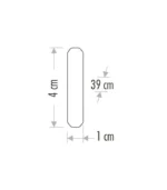 Cata CT-2464 10 Watt 39cm Ledli Cabinet Usb Şarjlı Sensörlü Armatür Günışığı Siyah Kasa - Görsel 2