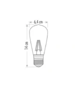 Cata CT-4353 8 Watt Flament Led Ampül Günışığı - Görsel 6