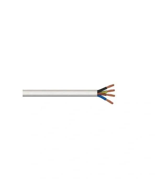 Hes 4x2,5 mm² TTR Kablo Beyaz H05VV-F