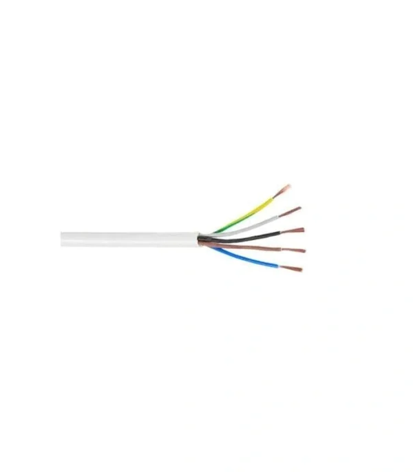Hes 5x2,5 mm² TTR Kablo Beyaz H05VV-F