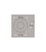 Cata CT-5270 1,5W Power Ledli Yıldız Spot Satin Kasa Beyaz Işık - Görsel 6