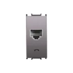 Panasonic Modüler Nümeris Telefon Prizi (RJ11) (Mekanizma+Kapak)