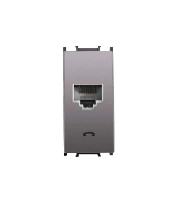 Panasonic Modüler Nümeris Telefon Prizi (RJ11) (Mekanizma+Kapak)