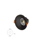 Cata CT-5091 Modern Dekoratif Spot (Siyah)