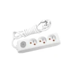 Viko Multi-Let Üçlü Grup Priz Anahtarlı Topraklı Ups 2 Metre Beyaz (Çocuk Korumalı) 90119302
