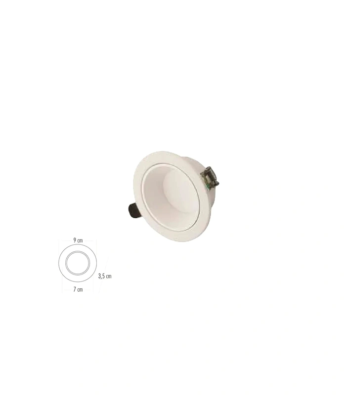 Cata CT-8W Başak Led Armatür (Beyaz Kasa) (3 Renk) CT-5260