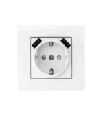 Karre 2 USB’li Topraklı Priz Çocuk Korumalı 5V-2A (Çerçeve Dahil) 90961082 - Görsel 2