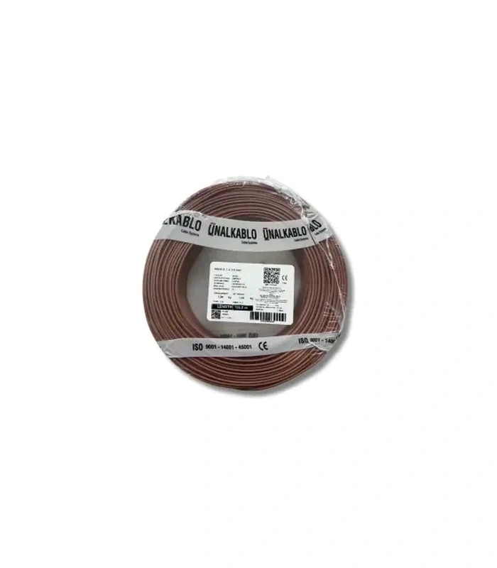 Ünal Nya Kablo 1,5 mm² Kahverengi ( H07V-U )