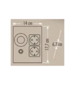 Cata CT-5109 Tezgah Altı Aydınlatma Çiftli Priz Led Gün Işığı - Görsel 6